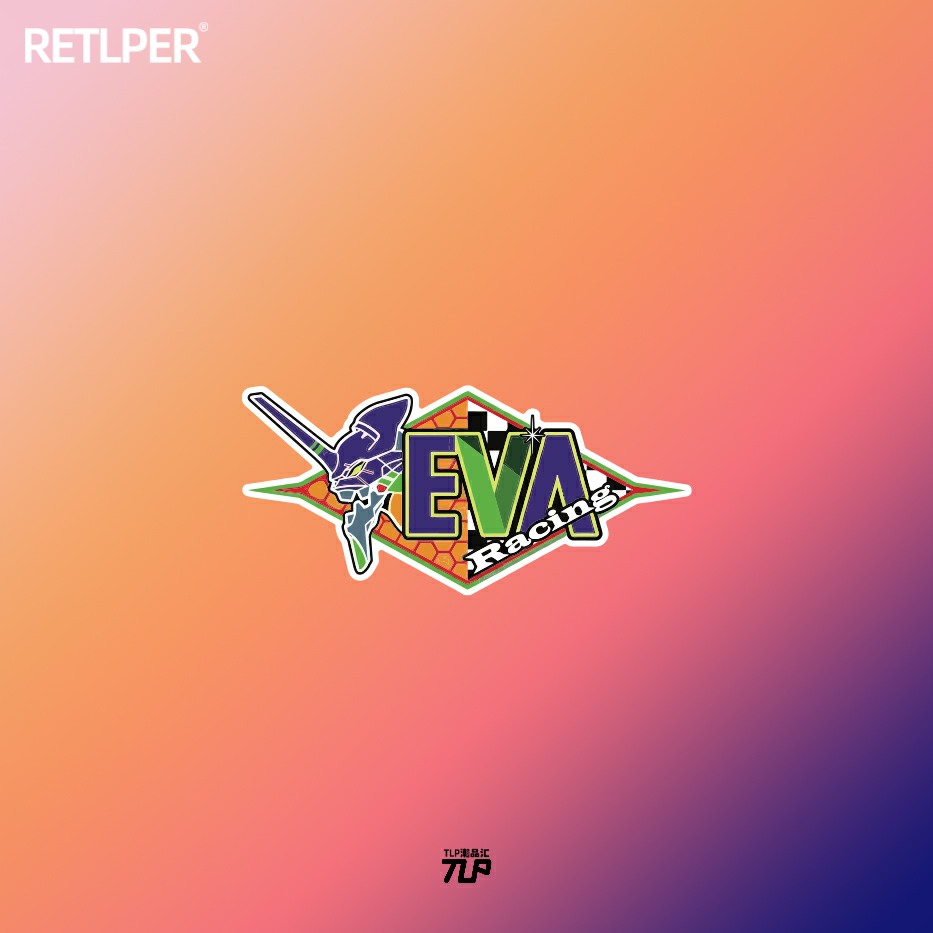 TLP反光车贴 新世纪EVA超跑logo标志 摩托车汽车防水贴纸