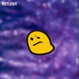 TLP反光车贴 皱眉头的贴纸鬼脸鬼魂怪脸臭脸撇嘴表情包meme贴纸