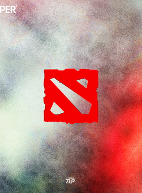 TLP镂空车贴 DOTA2标志logo刀塔Valve 汽车摩托车游戏贴纸玻璃贴