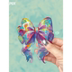 立体感防水平面贴纸 蝴蝶结彩色飘逸女生可爱 TLP镂空车贴 原创
