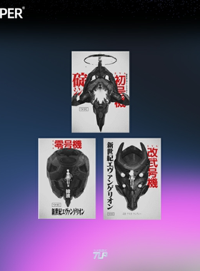 TLP反光车贴 新世纪EVA0号机初号机二号机绫波丽明日香贴纸