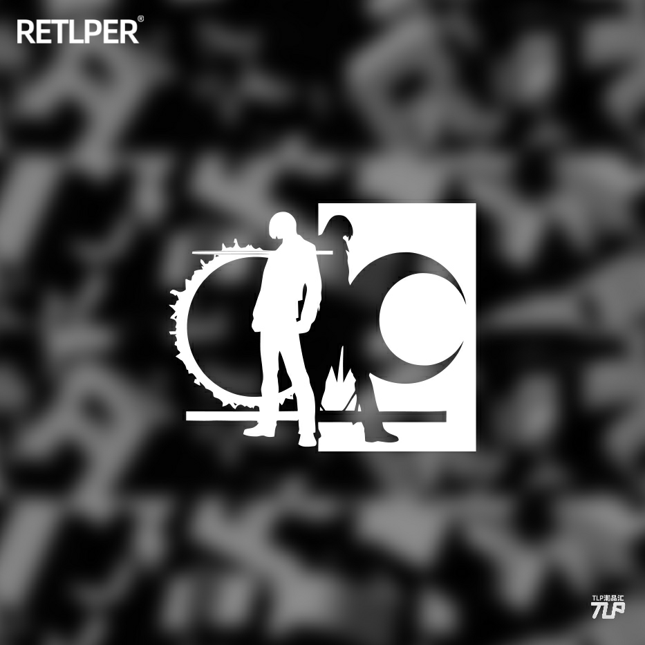 TLP镂空车贴 八神日食 KOF97贴贴贴玻璃贴纸