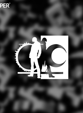 TLP镂空车贴 八神日食 KOF97贴贴贴玻璃贴纸