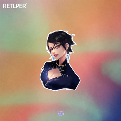 TLP反光天使魔女贝优妮塔车贴