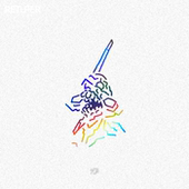 TLP镂空车贴 防水机车摩托电动车贴纸 EVA初号机暴走觉醒头手绘风