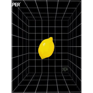 汽摩防水 TLP反光车贴 果实美食醒目色 一颗柠檬 平面贴纸 原创