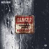 TLP反光车贴 DANGER恐龙区域危险警示警告牌侏罗纪公园电影贴纸