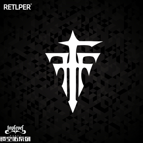 TLP镂空车贴FFF团笔记本