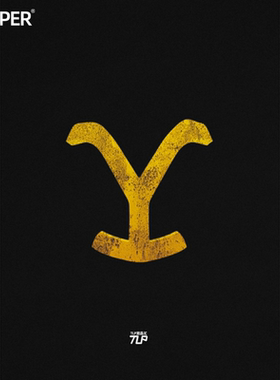 TLP反光贴 黄石Yellowstone 达顿Y标Dutton牛仔牧场 美剧迷 贴纸