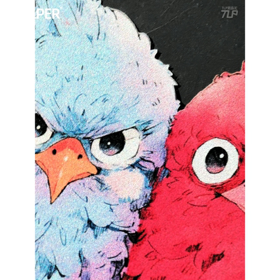 贴纸好基友死对头鸡鹰抢镜