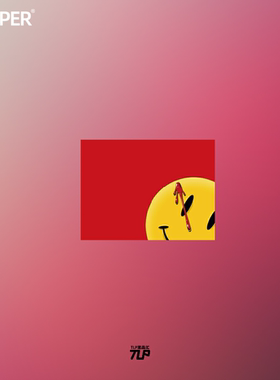 TLP反光车贴 守望者Watchmen笑匠徽章 贴贴无痕防水