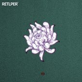 TLP反光车贴 菊花绽放闪耀盛开花朵手绘植物防水机车摩托漆面贴纸