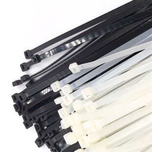 国标 9x600足100根长60cmP尼龙扎带 封条带捆 600塑料扎带自锁式