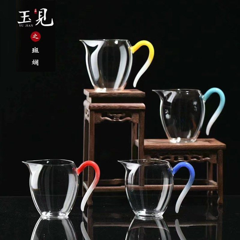 北大史玉见高端玻璃公道杯耐x热透明日式分茶器彩把鹰嘴匀杯茶具,餐饮具,公道杯,淘宝优惠券,粉丝福利购,淘宝优惠卷