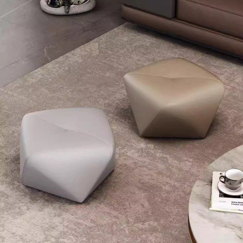 矮凳客厅家用茶几沙发凳网红轻奢高级感创L意八角凳化妆坐墩小凳,住宅家具,矮凳,淘宝优惠券,粉丝福利购,淘宝优惠卷