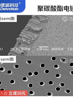 GVS聚碳酸酯纳米级滤膜 PCTE径迹蚀刻核孔O滤膜 超滤膜脂质体过滤