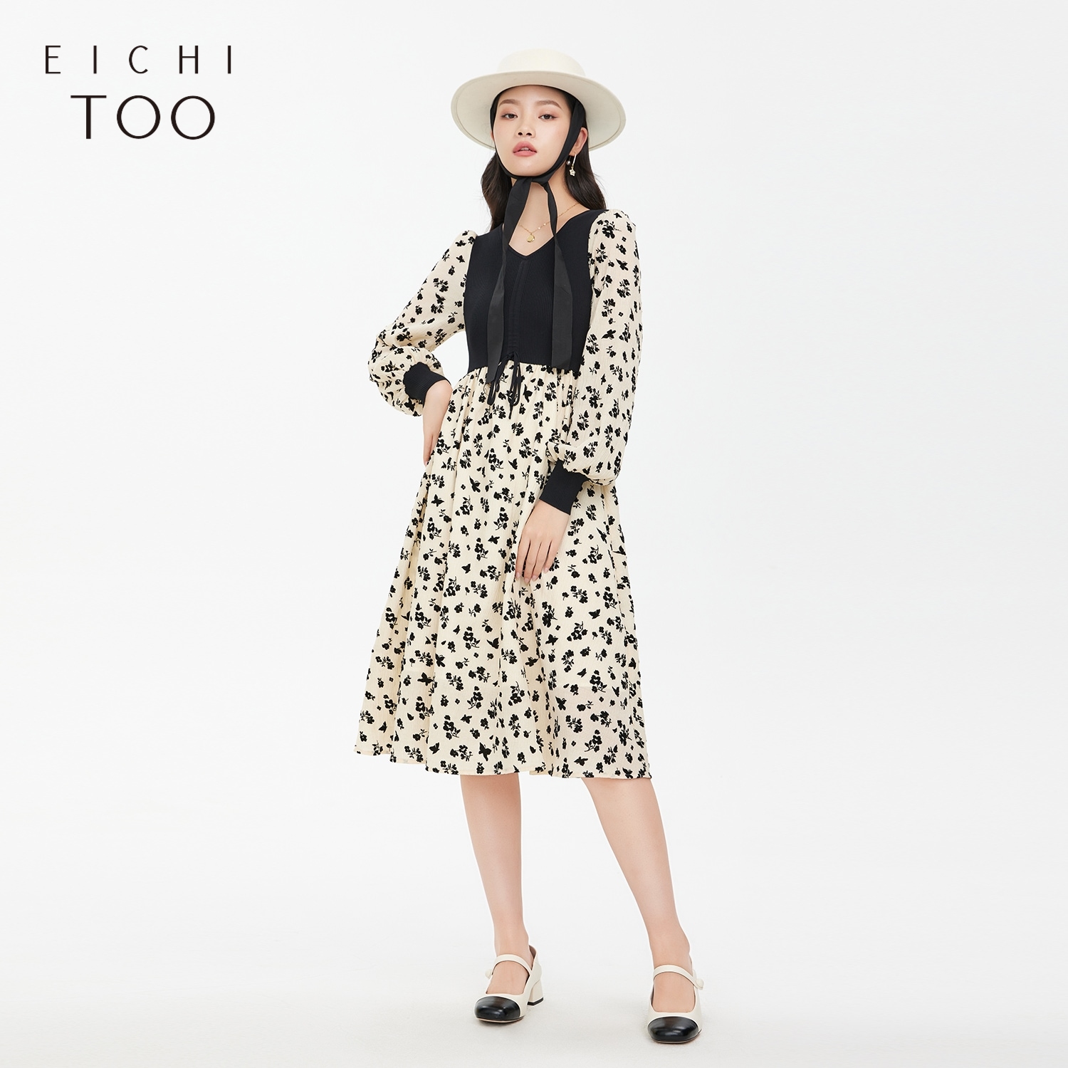 黑白撞色 休闲时尚 穿着舒适