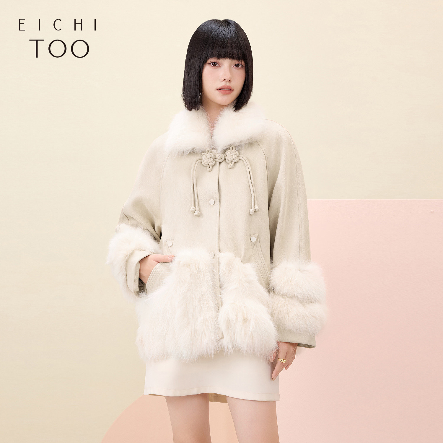 设计感 狐狸毛皮