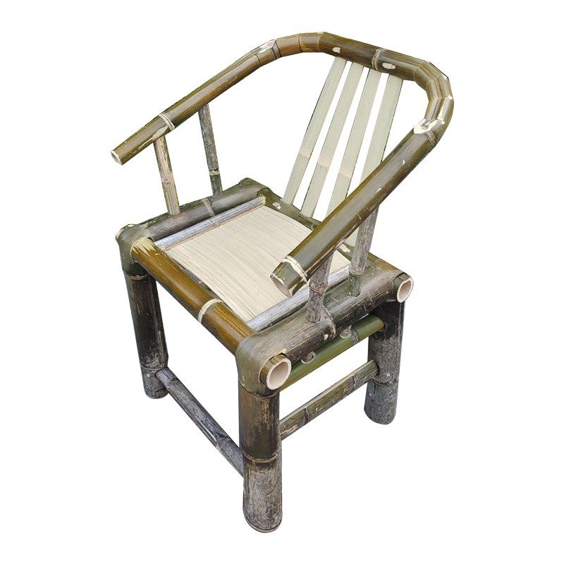 竹椅子靠背椅家用毛竹椅单人手工编E织老式竹子小椅阳台休闲竹凳,住宅家具,阳台椅,淘宝优惠券,粉丝福利购,淘宝优惠卷