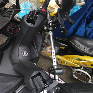 三阳CRUISYM巡弋300 九妹Z300改P装 手机支架杆 导航平衡 GTS300i