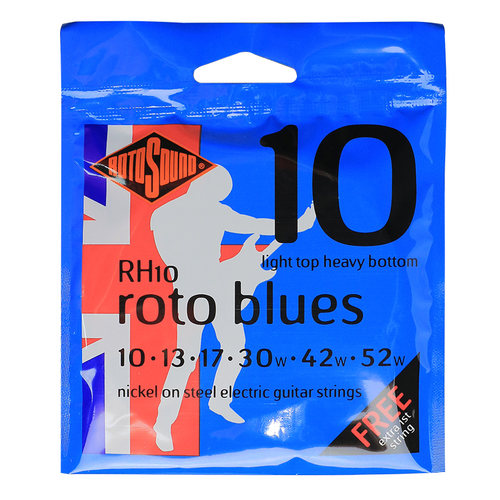 ROTOSOUND绕C之声R9R10镍钢电吉他琴弦吉他弦吉它弦套弦 送1弦