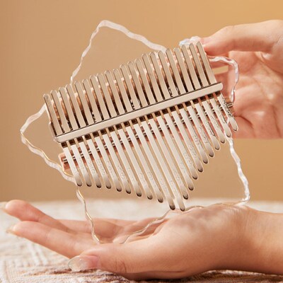 拇指琴水晶透明卡林巴初学手指钢琴21音kalimba女学生儿.童乐器17