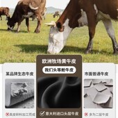 红晟意式 极简豆腐块真皮沙发电动功能别墅L客厅直排黑色零靠墙复