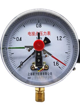 YXC-150电接点压力表0-0.6 1 1.6MEPA控制开关水压表30VA 150表盘