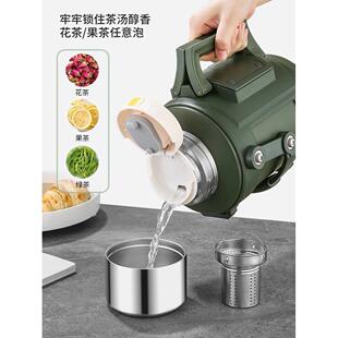 316不钢大户壶外保温壶家用容量3升旅行便携热水瓶车载翻盖暖锈30