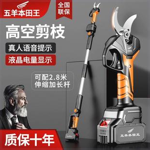 强力园林锂电剪刀电动剪子 日本进口电动剪枝剪刀果树修枝剪充电式