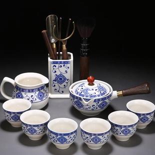家用旅行便携式 侧把壶旋转逍遥壶泡茶器小康泡自动茶具套装 收纳包