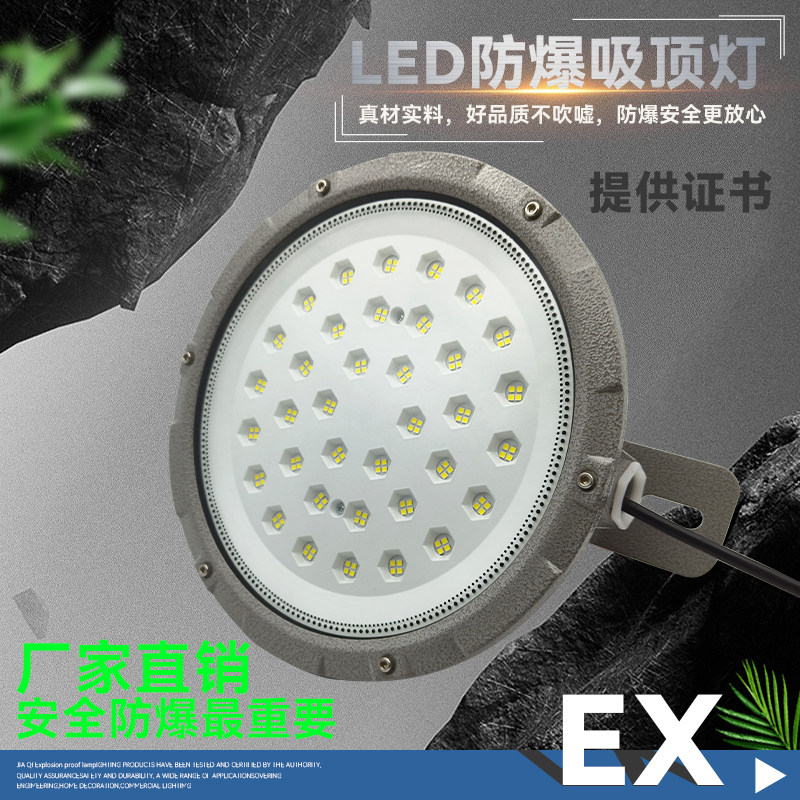 工业仓库加油站专用防爆吸顶灯