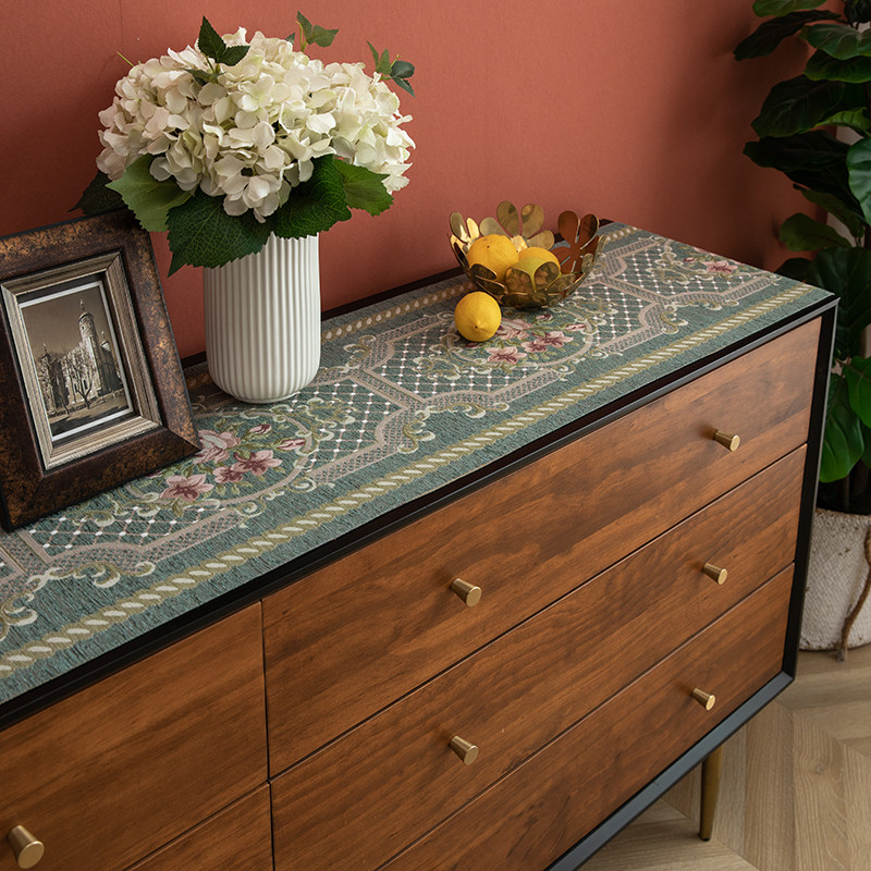 欧式轻奢桌旗家用电视柜桌布餐边柜盖布高档奢华S茶几餐桌长条台,居家布艺,桌旗,淘宝优惠券,粉丝福利购,淘宝优惠卷