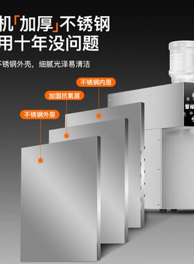 金迦雪花冰机商用全自动绵绵y冰机器摆摊雪冰机人气甜品刨冰制冰
