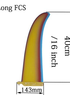 8-9-10-11-13-16英寸冲浪板尾鳍帆板US槽直立式鱼U鳍SUP桨板中心