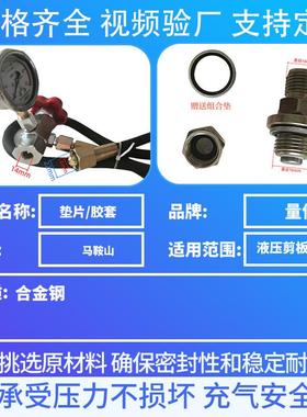 剪板机充气工具装置CQJ-25耐震压力表充气工具氮气缸充气