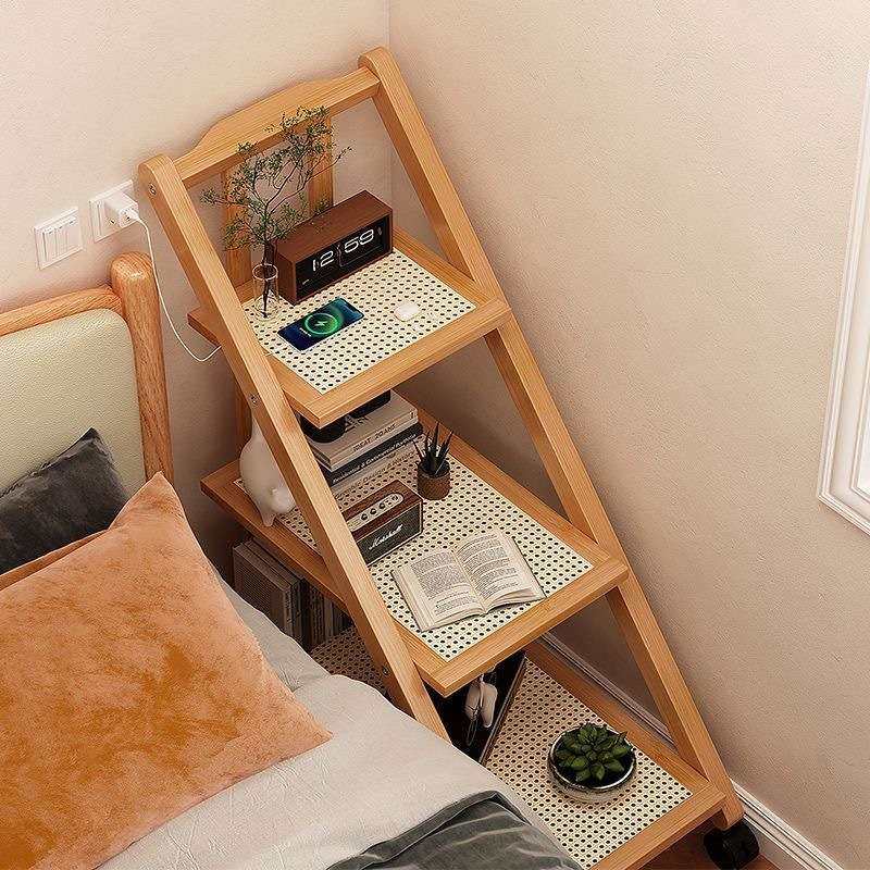 边几可移动茶几沙发边桌床头桌家用角几客厅落地小推车收纳置物架