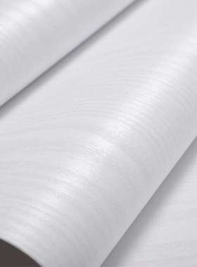 加厚自粘墙纸纯白色家具翻新贴纸装饰防水桌面贴橱柜衣柜门木凌之