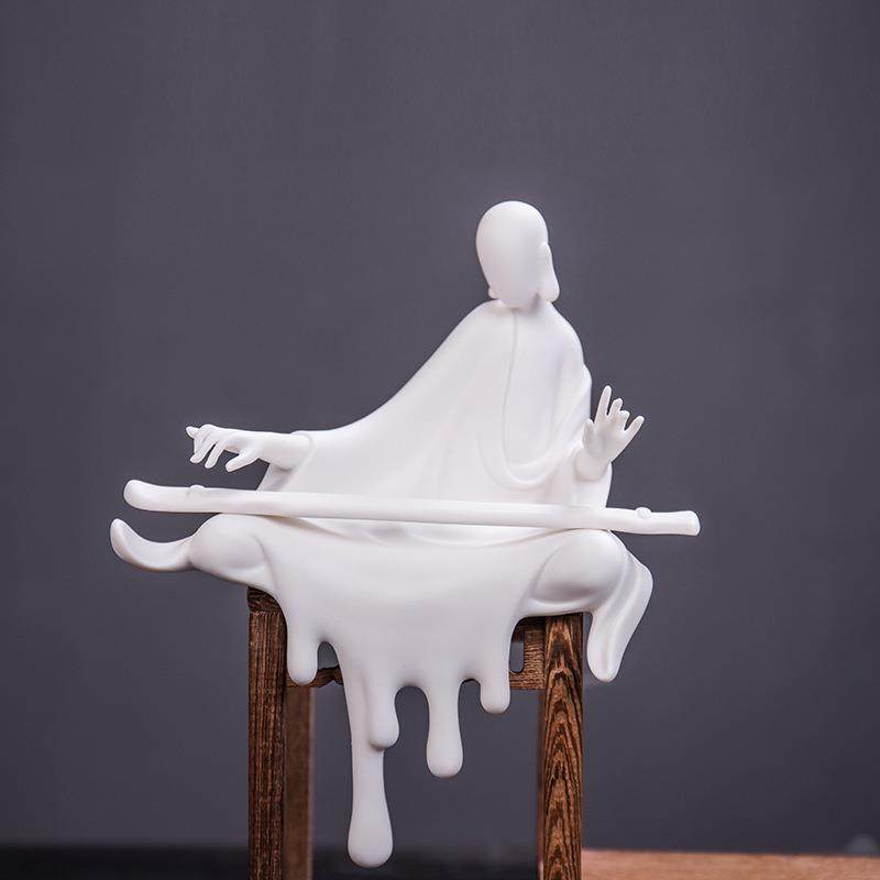 新中式家居饰品人物陶瓷摆件禅意玄关客厅酒柜书柜办公室样版软装,橡塑材料及制品,工业陶瓷,淘宝优惠券,粉丝福利购,淘宝优惠卷