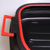 伸缩桶车用后备箱收纳箱垃圾桶杂物桶水桶黑色带盖60L