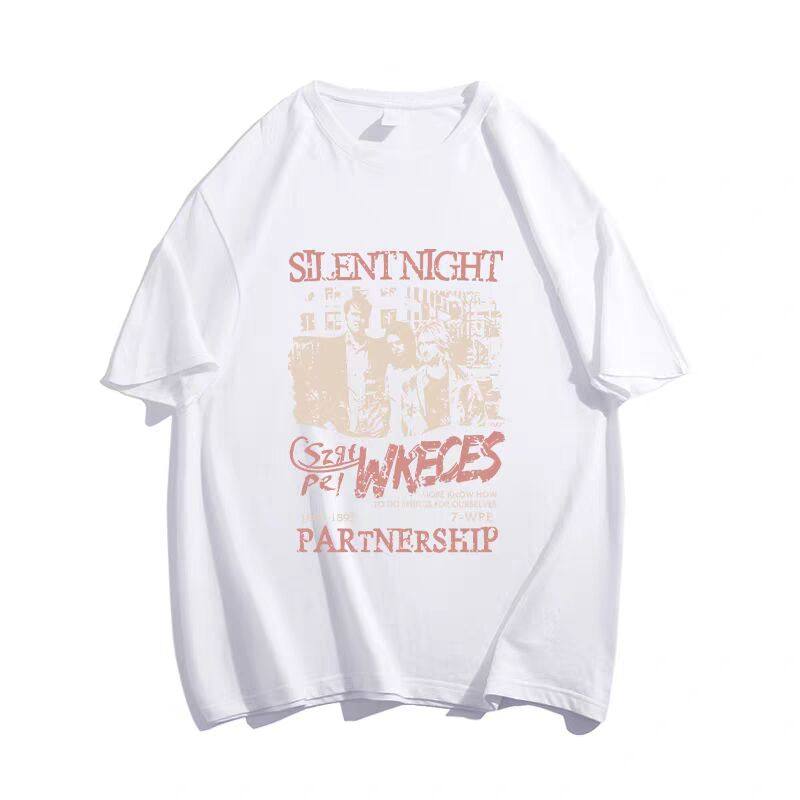 重磅260纯棉美式复古短袖T恤男女2026夏季ins国潮牌宽松半袖上衣