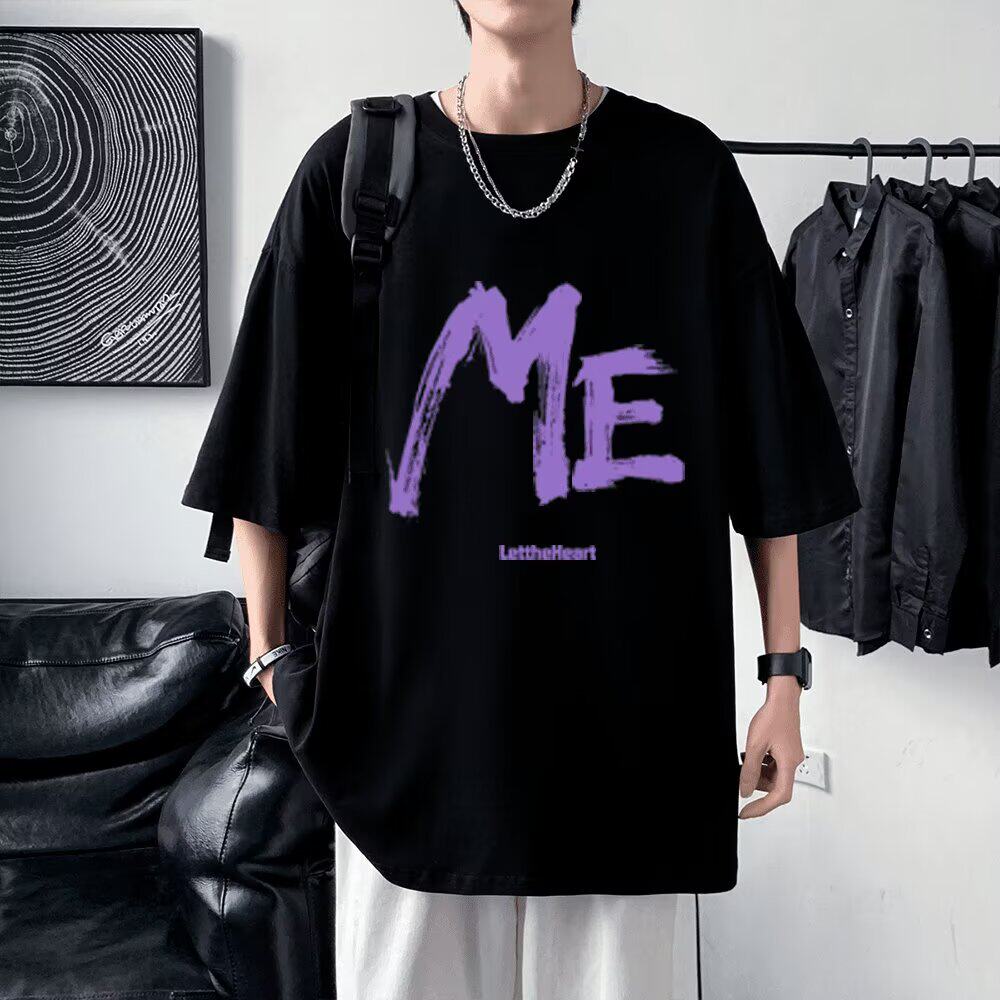 美式高街重磅短袖t恤男夏季2026新款纯棉宽松百搭半袖衣服ins体恤