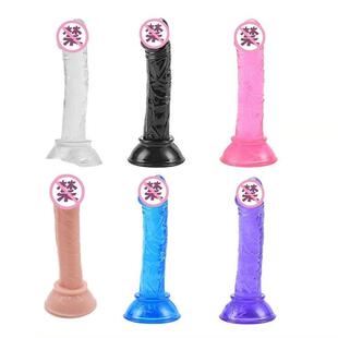 Small Size Female Fake Jj Color Manual Crystal Sucker Penis