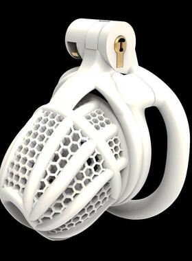 Male Lightweight Small Chastity Cage Device 4 Cock Rings Set