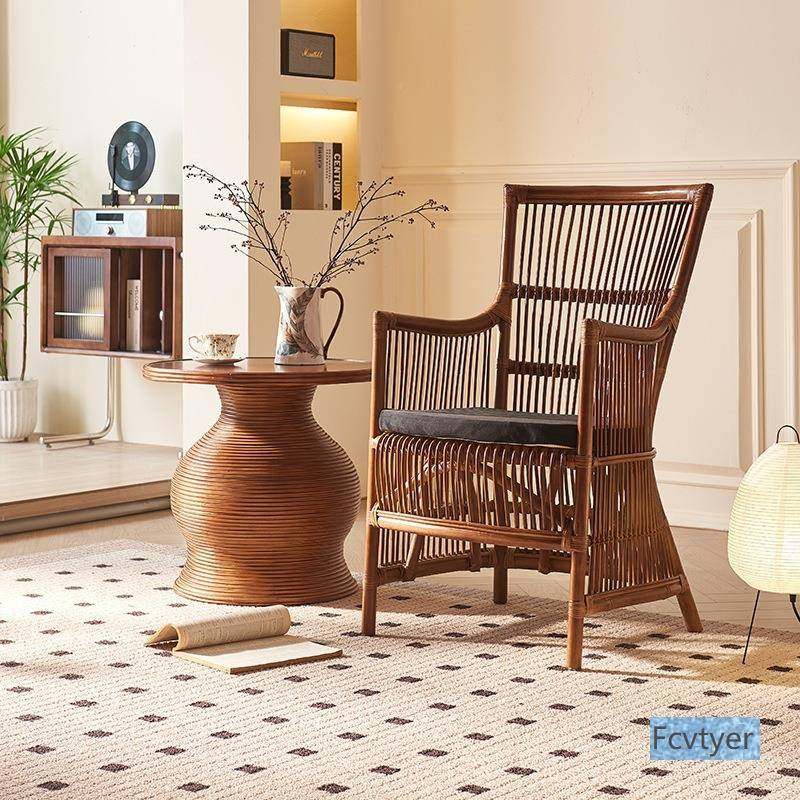 件中古风椅发子茶几三套藤椅带坐466垫植物藤编沙书房民椅宿卧室,住宅家具,沙发椅,淘宝优惠券,粉丝福利购,淘宝优惠卷