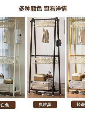 双衣架层落地卧简易式高颜值衣帽架阳台家室用出立租屋晾晒MFG衣