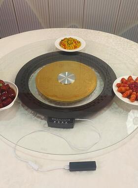2I大圆台器餐桌电动转LFA盘餐桌底用酒店自动转座盘岩板转家盘钢