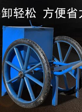 工地手斗推车拉运沙拉砖灰车建筑工程两轮搬拉翻斗车家用EOL小型