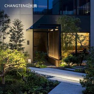 照树灯户防水简约招外牌照NFX墙灯公园景院街道庭地插区景观投光