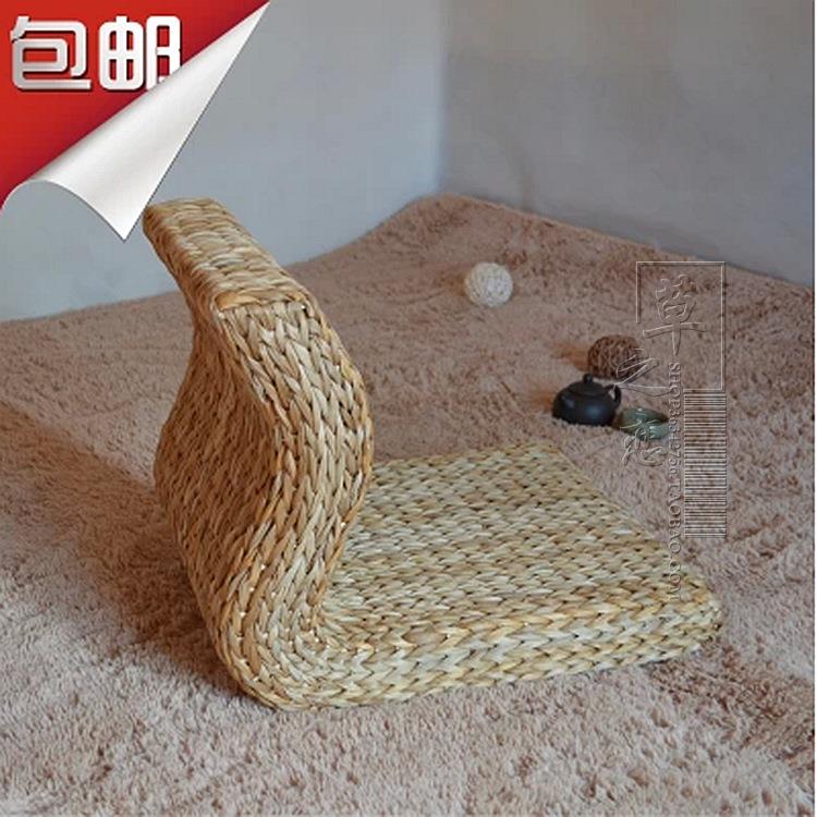 藤编矮圆凳小PVO凳子草家坐具休闲座椅坐凳凳榻榻米墩矮墩创编意